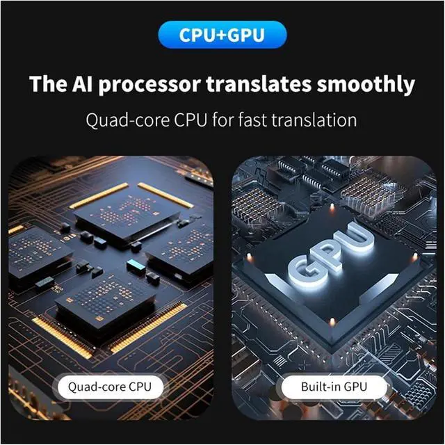Alt view image 3 of 3 - Language Translator Device, Instant Voice Translator Portable Language Translator in Real-time Smart Translator rts 18 Offline Languages for Business Learning Travel