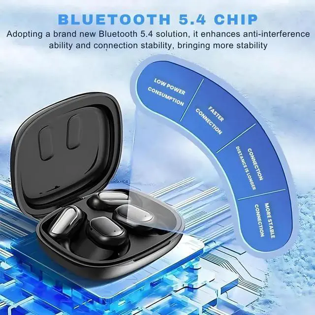 Alt view image 2 of 7 - Translaze Earbuds, Translaze Ai Translator Earbuds, Language Translator Earbuds, Translation Earbuds Real Time, Multiple Languages with Offline Translation, Lightweight with Noise-Canceling (White)