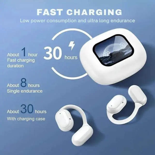 Alt view image 4 of 7 - Translaze Earbuds, Translaze Ai Translator Earbuds, Language Translator Earbuds, Translation Earbuds Real Time, Multiple Languages with Offline Translation, Lightweight with Noise-Canceling (White)
