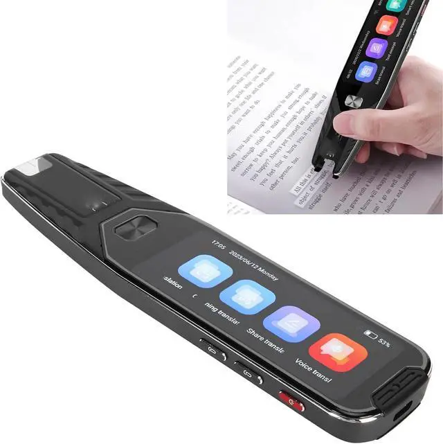 Alt view image 4 of 7 - Smart Language Translator Pen with AI Technology for Online Voice Translations in 134 Languages Portable, Offline Scan and Multi Function for Business, Learning, Travel