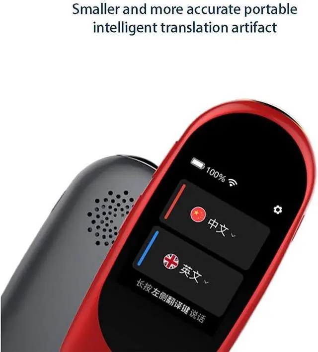 Alt view image 3 of 7 - Translator Device Offline, Language Translator Device, Smart Language Voice 2.0 Inch Touch Sn 27 Languages WiFi Pocket Electronic Translators Learning Traveling Shopping Needed Happy Gift