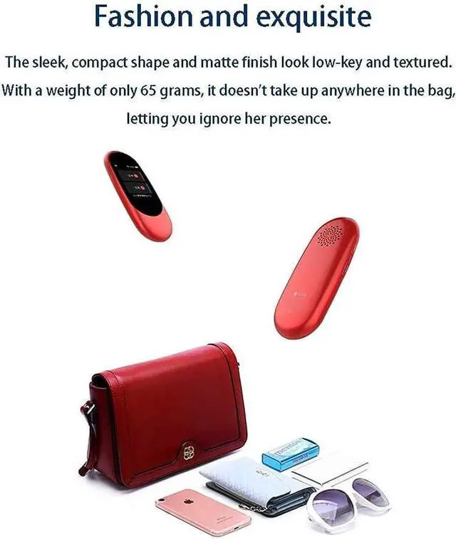 Alt view image 4 of 7 - Translator Device Offline, Language Translator Device, Smart Language Voice 2.0 Inch Touch Sn 27 Languages WiFi Pocket Electronic Translators Learning Traveling Shopping Needed Happy Gift