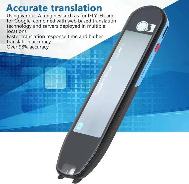 Alt view image 5 of 7 - Translation Pen, Translator Pen Reading Tool for Dyslexia, 134 Language Translation in Real Time, OCR Scanning Device, Text to Sp Reader Pen, Scanned Photo Translation Pen
