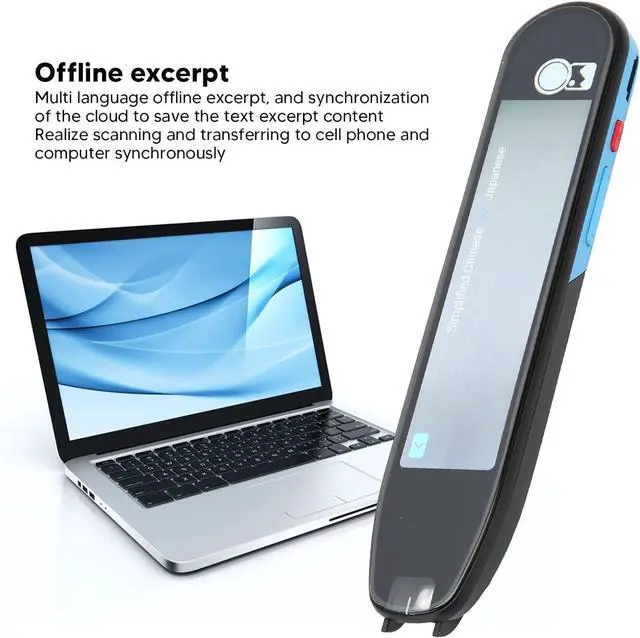 Alt view image 4 of 7 - Translation Pen, Translator Pen Reading Tool for Dyslexia, 134 Language Translation in Real Time, OCR Scanning Device, Text to Sp Reader Pen, Scanned Photo Translation Pen