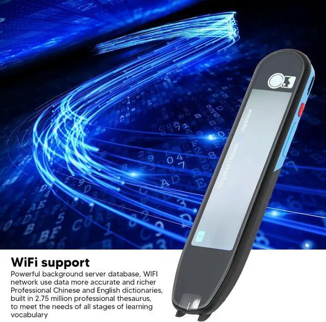 Alt view image 3 of 7 - Translation Pen, Translator Pen Reading Tool for Dyslexia, 134 Language Translation in Real Time, OCR Scanning Device, Text to Sp Reader Pen, Scanned Photo Translation Pen