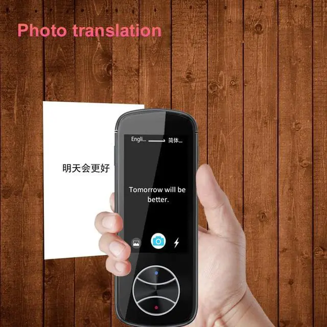 Alt view image 6 of 7 - Portable Photo Scanning Translate Device Smart Instant Language Translator Voice Electronic Dictionary Equipment 107 Online Languages|12 Offline Languages Translation Device Needed Efficency