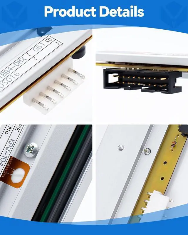 Alt view image 6 of 7 - PHD20-2278-01 Genuine Printhead for Datamax I-4212E Mark II, New OEM Print Head Replacement for Datamax-O'Neil Barcode Thermal Label Printer 203dpi Optimal Performance High Speed Low Temperature