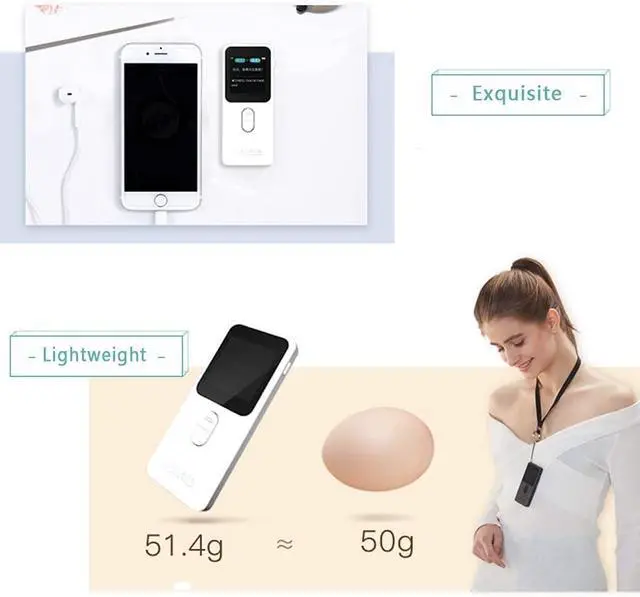 Alt view image 6 of 6 - Smart Foreign Language Translator Device,Equipped with Touch Sn, rt 38 Languages for Travel Business