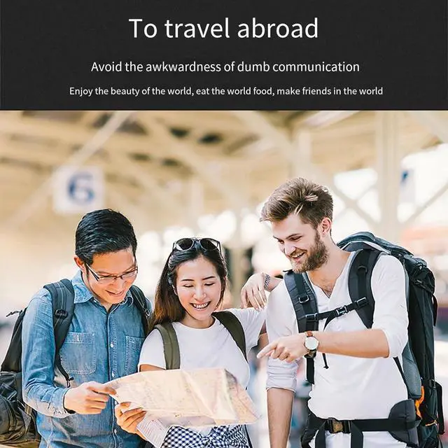 Alt view image 3 of 6 - Portable Foreign Language Translators Device - Portable Languages Two Way Instant Voice Translator, Portable Two Way Voice Interpreter, Language Translator Portable Instant Translator Device Effi