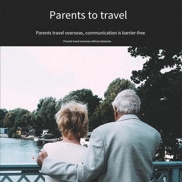 Alt view image 2 of 6 - Portable Foreign Language Translators Device - Portable Languages Two Way Instant Voice Translator, Portable Two Way Voice Interpreter, Language Translator Portable Instant Translator Device Effi