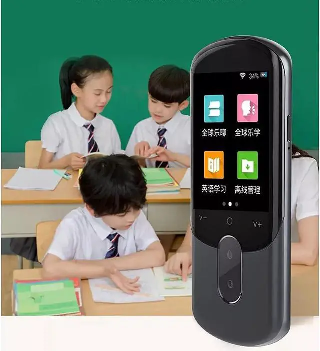 Alt view image 2 of 7 - New Smart Instant Voice Photo Scanning Translator 2.8 Inch Touch Sn WiFi rt Offline Portable Multi-Language Translation