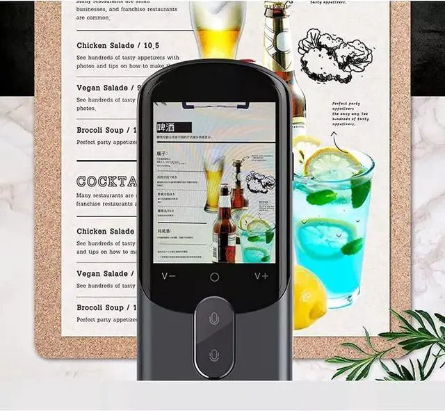 Alt view image 7 of 7 - New Smart Instant Voice Photo Scanning Translator 2.8 Inch Touch Sn WiFi rt Offline Portable Multi-Language Translation