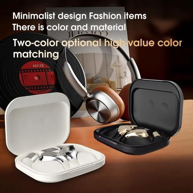 Alt view image 6 of 6 - AI Translation Earbuds with Bluetooth 6.0  Real-Time Voice Translator in 154 Languages, 28-Hour Battery Life, Noise Cancellation, Touch Control,Wireless Open-Ear Headphones for Travel & Business