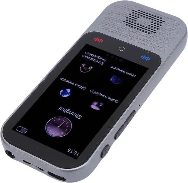 Alt view image 5 of 7 - Language Translator Device, Two Way 138 Languages Translator with 3.0 Inch Touchscreen & 5MP Rear Camera, Offline Photo Translation for Study Travel