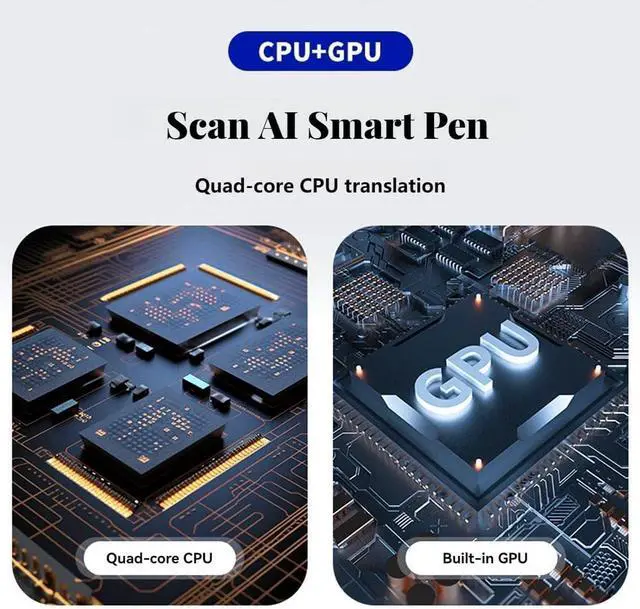 Alt view image 2 of 7 - AI Pen - ScanSense AI Scanning Smart Pen, Pen Gpt, ScanSense Pens with HD Touchscreen, Offline Translation, Multi-Purpose One-Key Translation Pens for Student & Travelers (Gray)