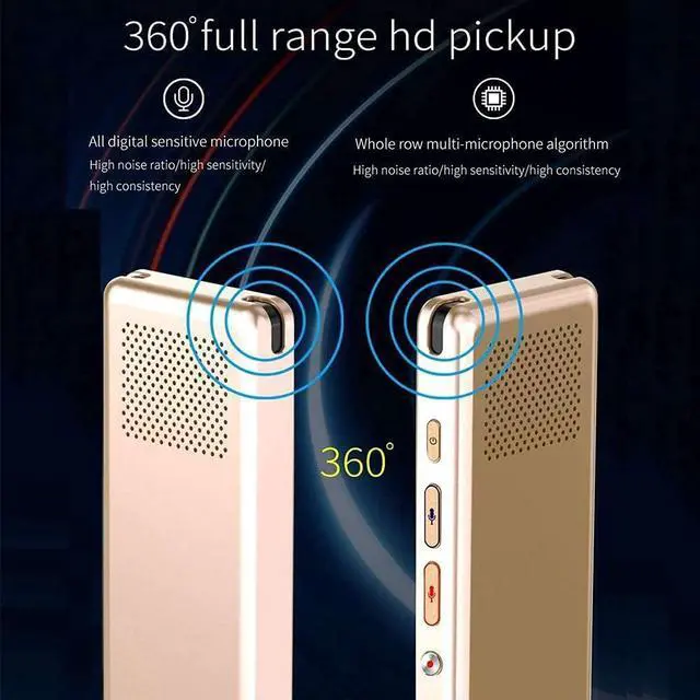 Alt view image 6 of 7 - Language Device, Smart Voice, 89 Languages Real-Time Translation, Remote International Conference for Business Travel Learning,Gold