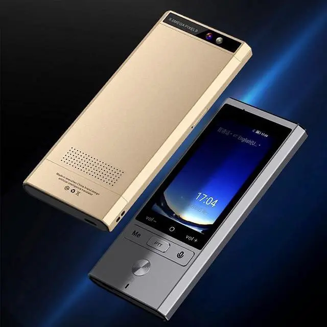 Alt view image 2 of 7 - 107 Languages Real Time Translation Smart Voice Translator WiFi+GPS+BT Multilingual Translator for Travel Meeting High Accuracy (Silver Grey)