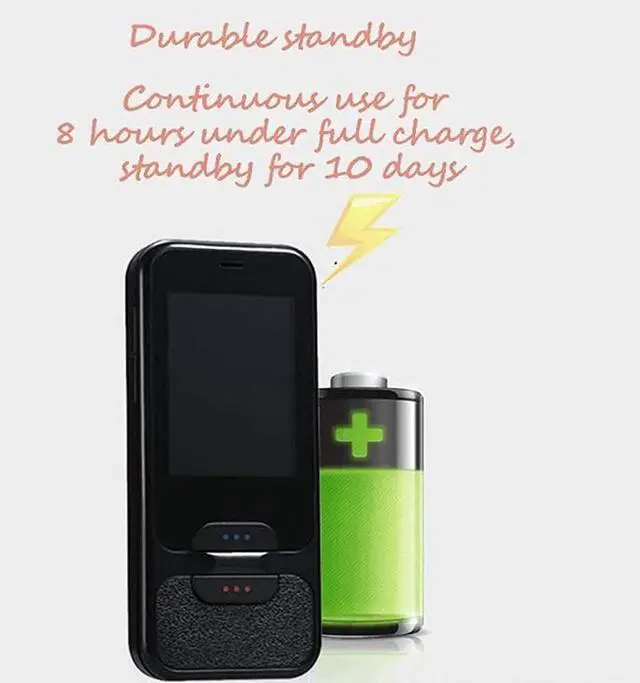 Alt view image 3 of 6 - Language Translator Device,Supports 126 Languages & 74 Accents with 2.4 Inch Works in 200+ Countries, for Learning Travelling Business