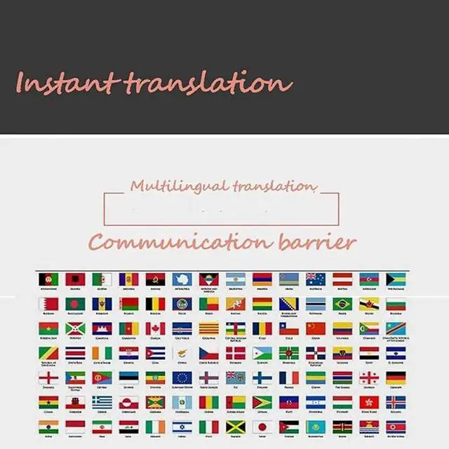 Alt view image 5 of 6 - Language Translator Device,Supports 126 Languages & 74 Accents with 2.4 Inch Works in 200+ Countries, for Learning Travelling Business