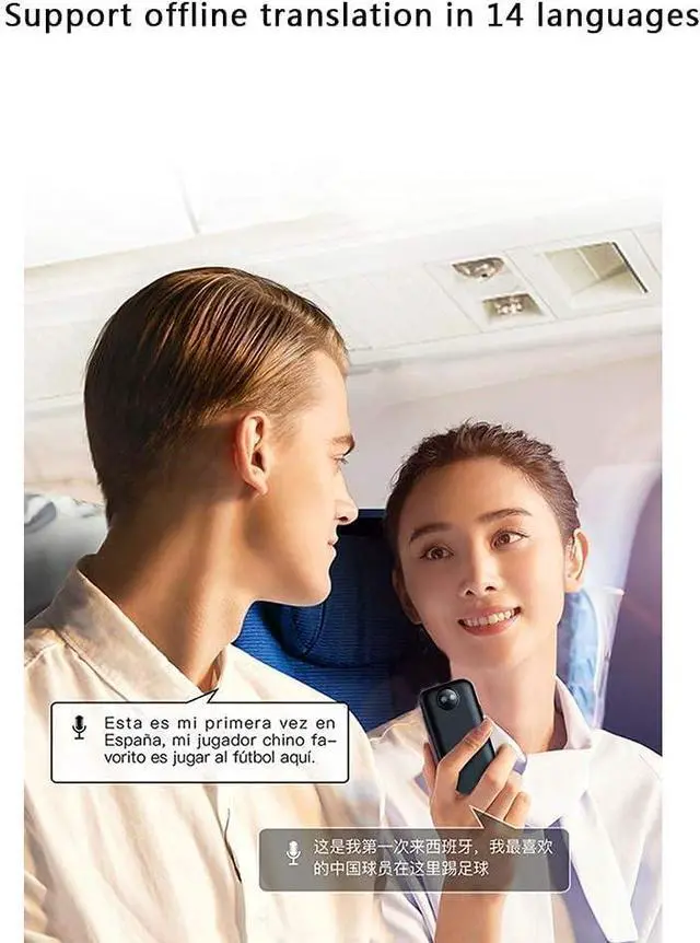 Alt view image 5 of 7 - Language Device, Support 138 Languages,60h Long Standby, Offline Translation in 14 Languages, for Traveling Learning Chatt Business