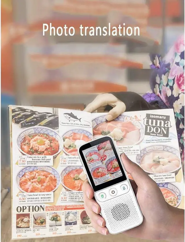 Alt view image 2 of 7 - Language Device, Support 138 Languages,60h Long Standby, Offline Translation in 14 Languages, for Traveling Learning Chatt Business