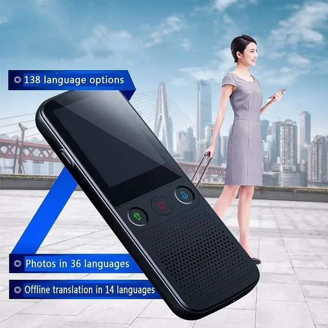 Alt view image 3 of 7 - Language Device, Support 138 Languages,60h Long Standby, Offline Translation in 14 Languages, for Traveling Learning Chatt Business
