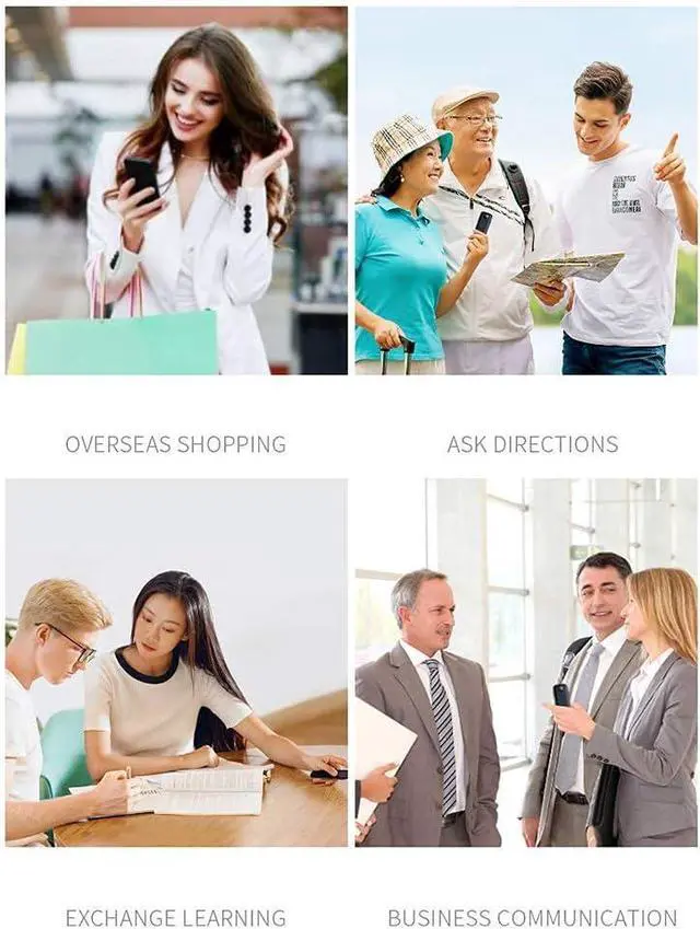 Alt view image 7 of 7 - Language Device, Support 138 Languages,60h Long Standby, Offline Translation in 14 Languages, for Traveling Learning Chatt Business