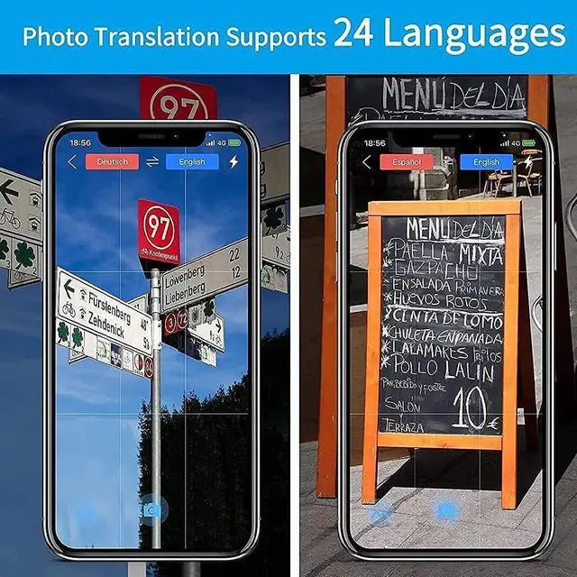 Alt view image 6 of 7 - Smart Voice Translator Smart Instant Real Time Voice 70 Languages Travel Business Translator (Color : Black) (Grey) Vision (Grey)