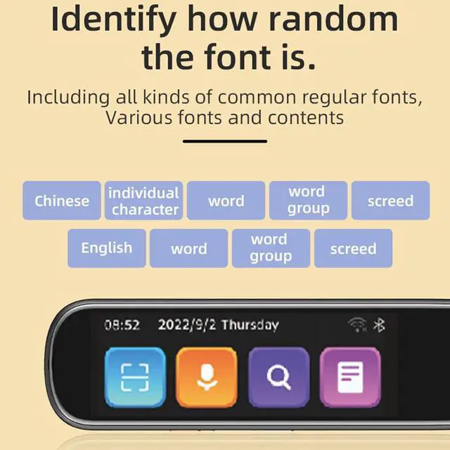Alt view image 4 of 7 - Translation Pen Language Translator Device, Offline Scanning Translation in 12 Languages, Online Voice Translation in 111 Languages, Reading Pen for Traveler Business Student.