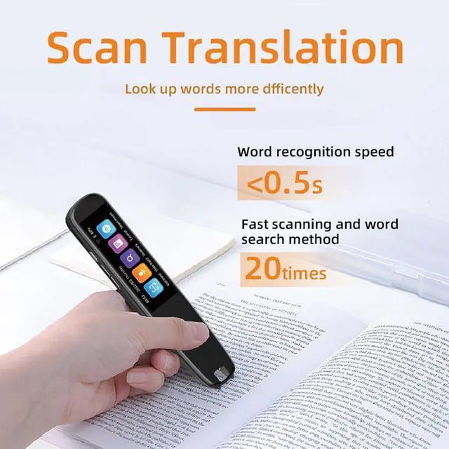 Alt view image 2 of 7 - Translation Pen Language Translator Device, Offline Scanning Translation in 12 Languages, Online Voice Translation in 111 Languages, Reading Pen for Traveler Business Student.