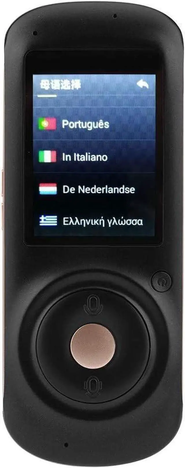 Main image of 30 Languages Quality Simultaneous Electronic Translator Portable Voice Translator WiFi Connect,Black Needed Happy Gift Vision