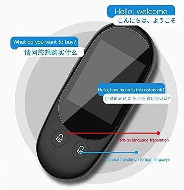 Alt view image 3 of 5 - Smart Instant Voice Photo Scanning Translator 2.4 Inch Touch Screen WiFi Support Offline Portable Multi-Language Translation Needed Efficency Needed Hopeful Vision