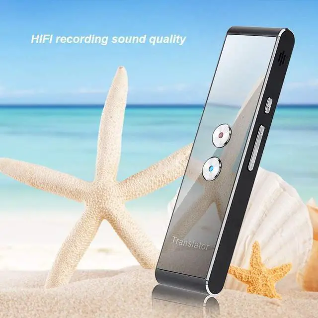 Alt view image 2 of 5 - T8 Voice Translator 40 Languages Multi Languages Instant Translate Mini Wireless 2 Way Real Time Translator Bluetooth