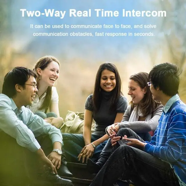 Alt view image 5 of 5 - T8 Voice Translator 40 Languages Multi Languages Instant Translate Mini Wireless 2 Way Real Time Translator Bluetooth