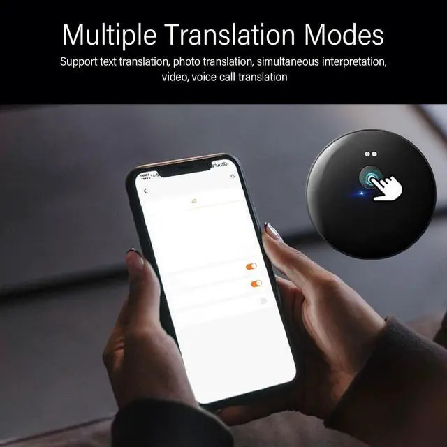 Alt view image 4 of 7 - ciciglow Two Way Language Translator, Language Translation Device Support 50+ Languages, Online Offline AI Voice Photo Translation for Androids, Business, Learning, Travel