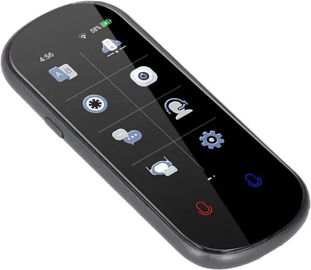 Alt view image 6 of 7 - Language Translator Device Smart Voice Translation 3in Touchscreen Offline Recording Global Accents for Travel Study Work