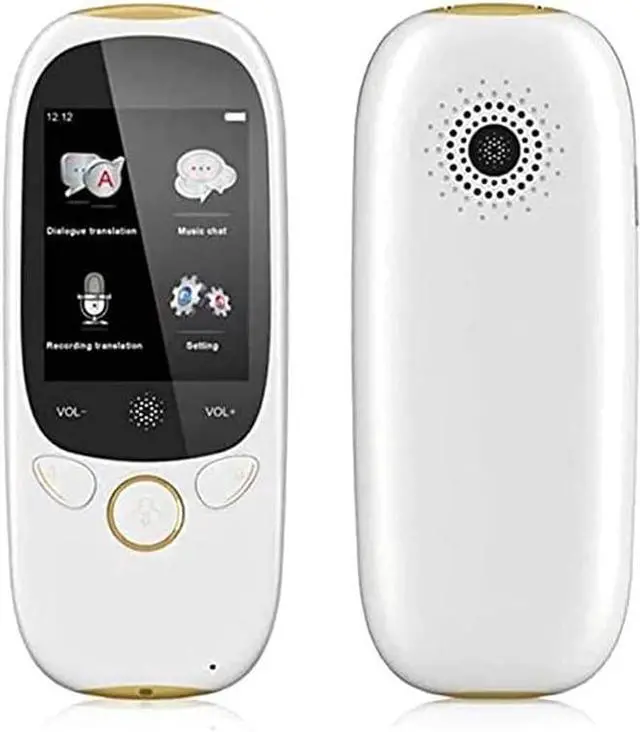 Main image of Portable Language Translator Device,Two Way Instant Voice Translator Support 75 Languageswith Camera Translation for Travelling Abroad Learning Shopping Business Chat Needed Efficency Needed (White)
