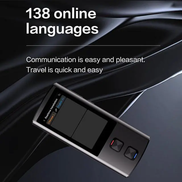 Alt view image 3 of 7 - Multilingual Voice Translator, 138 Languages Online, 39 Languages Offline, Photo Translation, 5MP Camera, for Travel and Business Use