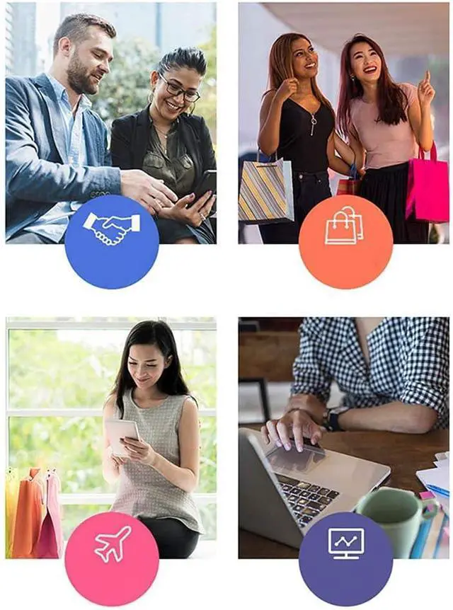 Alt view image 2 of 7 - Language Translator, Smart Instant Voice Translator Device, with 40 Languages Two-Way Real-Time, for Travel Abroad Learning Shopping Business Chat Recording Translations Decoration charitable Chaser