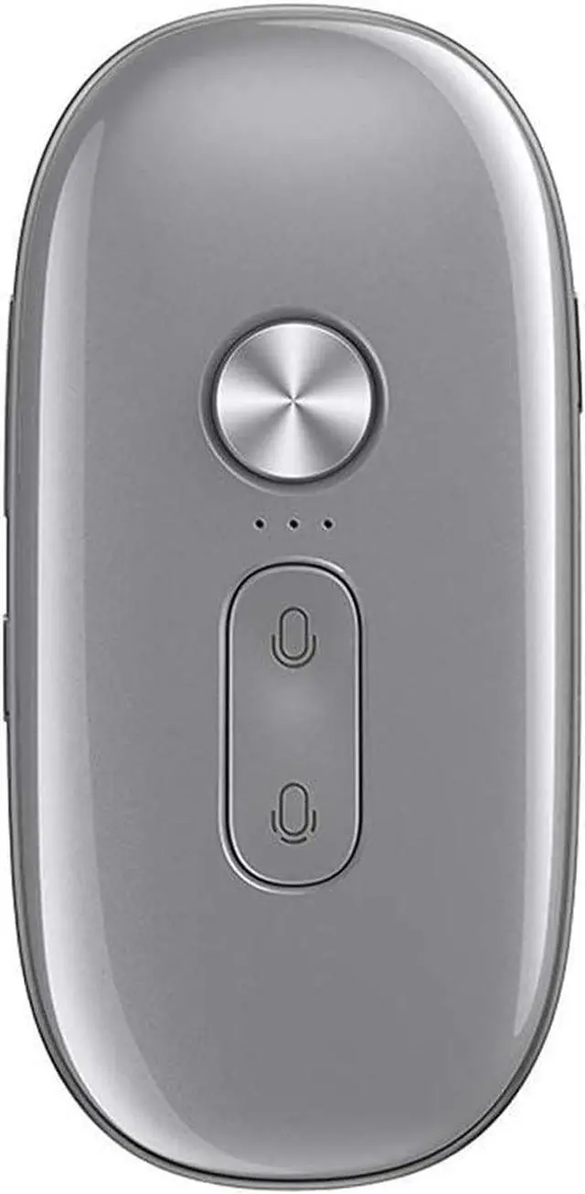 Main image of Language Translator Device, Smart Voice Translator, Real-Time Translation, Chinese,Korean,Japanese,English for Business Travel Learning,White Hello Yearn for Vision (Silver)