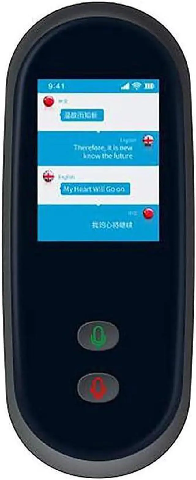 Main image of Language Translator Device Real Time, Translator Device, Instant Language Translator Device Support 28 Languages, Real-time for Learning Shopping Travel Business Needed Hopeful Elegant Vision (Black