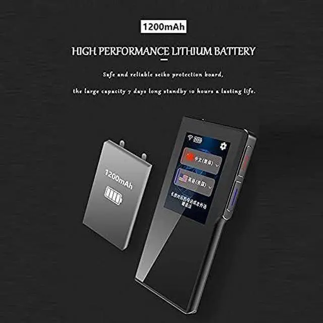 Alt view image 4 of 6 - T6 Smart Translator Multi-Country Translation WiFi Supports Offline Voice-Activated Translator for Taking Pictures It's so Kind of You