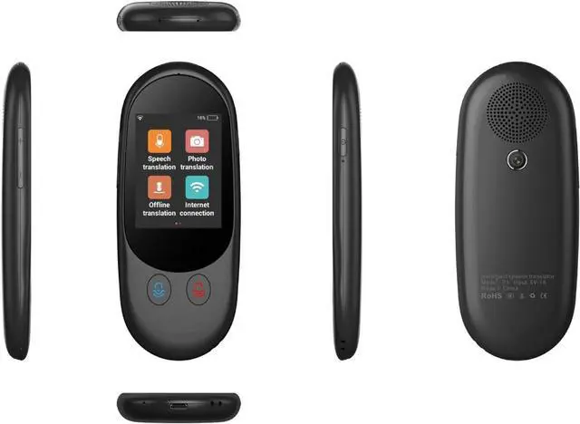 Alt view image 6 of 6 - Portable Foreign Language Translators Device - Portable Languages Two Way Instant Voice Translator, Portable Two Way Voice Interpreter, Language Translator Portable Instant Translator Device Effi