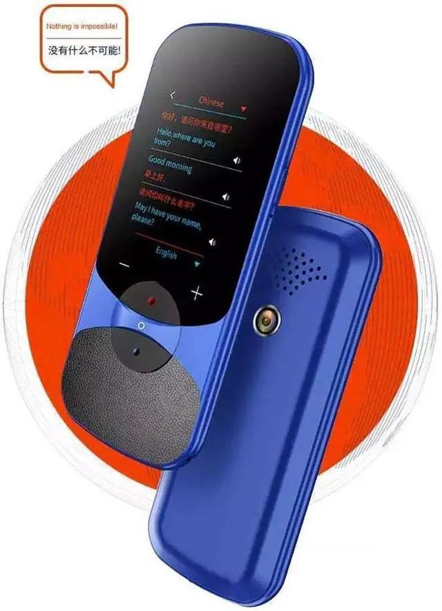 Alt view image 4 of 7 - 2020 4G WiFi Touch Screen Portable Mobile Smart Language Voice Translator Supports 106 Languages,White,