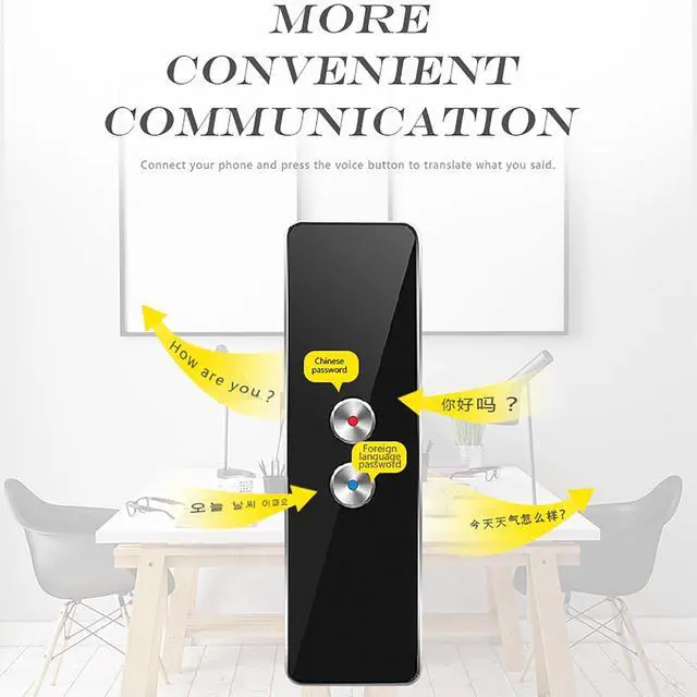 Alt view image 4 of 7 - Portable Language Translator Device - Real Time Voice Translator Device, Mobile Scanner Translator, Instant Voice Translator Device Two Way, Multilingual Language Translation Device happy gift St