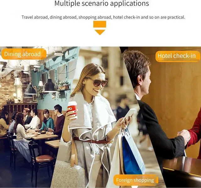 Alt view image 6 of 7 - Portable Language Translator Device - Instant Voice Translator Device Two Way, Real Time Voice Translator Device, Mobile Scanner Translator, Multilingual Language Translation Device happy gift St