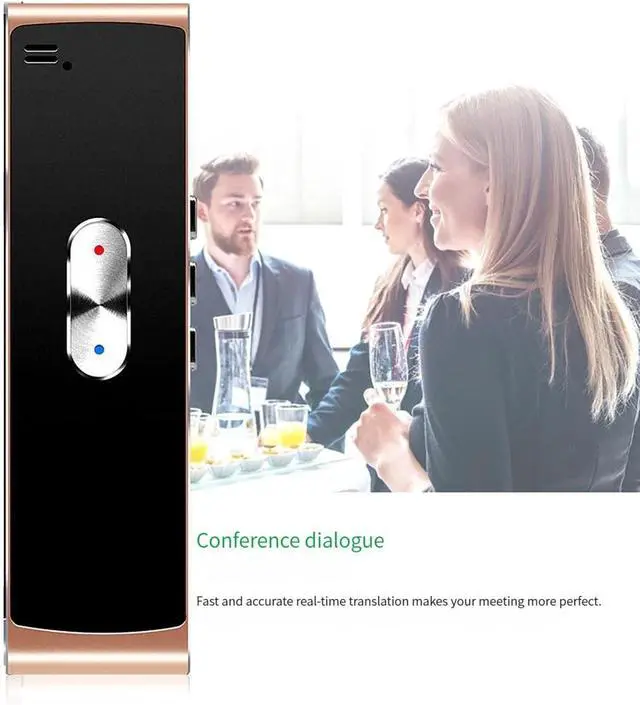 Alt view image 4 of 7 - Portable Language Translator Device - Instant Voice Translator Device Two Way, Real Time Voice Translator Device, Mobile Scanner Translator, Multilingual Language Translation Device happy gift St