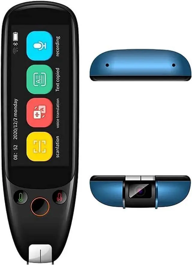 Alt view image 5 of 7 - Smart Voice Translator Offline 112 Language Simultaneous Translation Pen Artifact Voice Business Travel Abroad Decoration(Navy Blue)