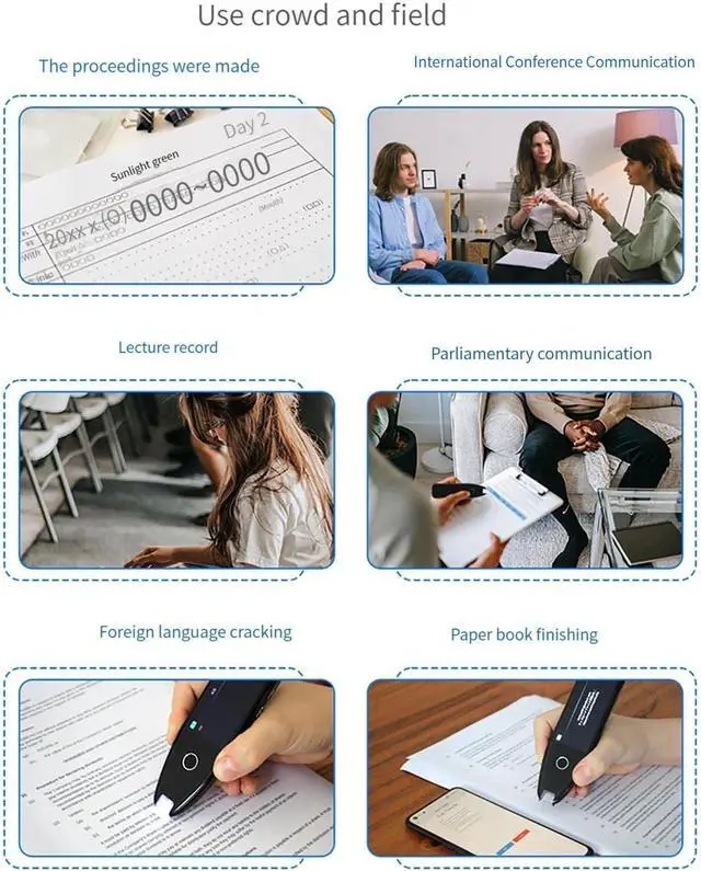 Alt view image 7 of 7 - Portable Real Time Translation - Languages Pocket Translator, Portable Foreign Language Real Time Way Translations, Language Translating Device, Lightweight Portable Scanning Translator Efficency