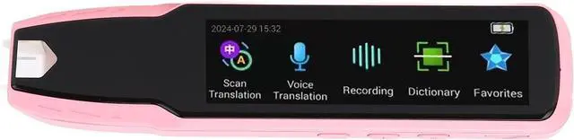 Alt view image 5 of 7 - Translation Scan Pen, Reading Pen, Multi Language Translator Online and Offline Text Excerpt Translation Scanning for Students Teachers Travelers, 1050mAh